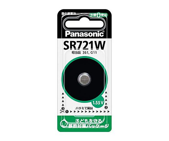 (SR721W) 1.55V 酸化銀電池(時計用)