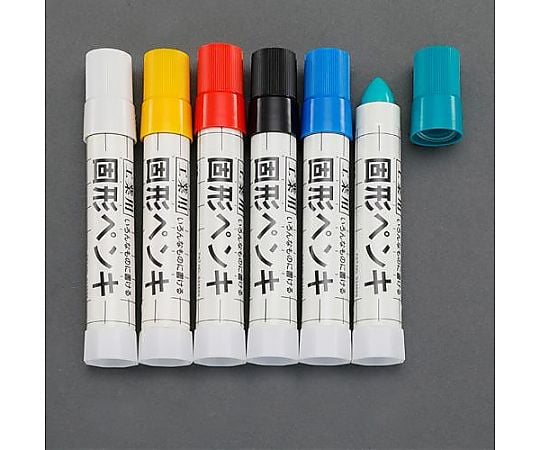 ６本組[中字] 油性固形ﾍﾟﾝｷｾｯﾄ(工業用)