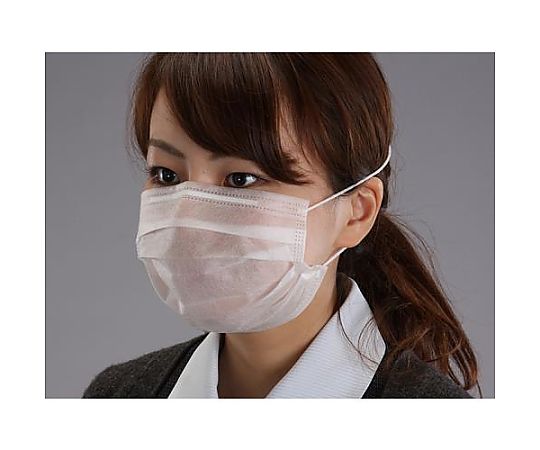 マスク(二層使い捨て･ｵｰﾊﾞｰﾍｯﾄﾞ/50枚)