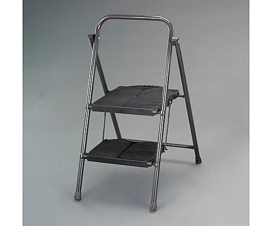 0.46m/2段 踏台(ｽﾁｰﾙ製/ﾜｲﾄﾞ天板)