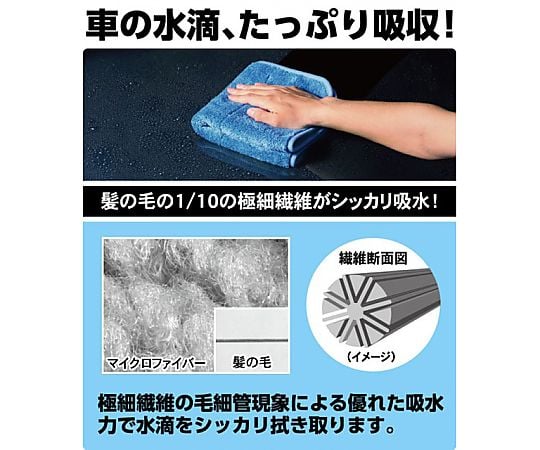 400x400mm 洗車タオル(吸収型)