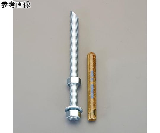 M12ユニクロ寸切ボルト ナット付ケミカルアンカー Axel アズワン M12ユニクロ寸切ボルト ナット付ケミカルアンカー Axel アズワン