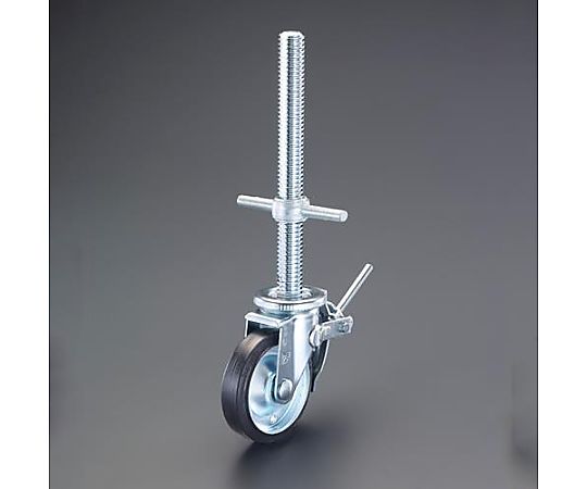 200mm/35x355mm ｷｬｽﾀｰ(足場用・ｼﾞｬｯｷ付)