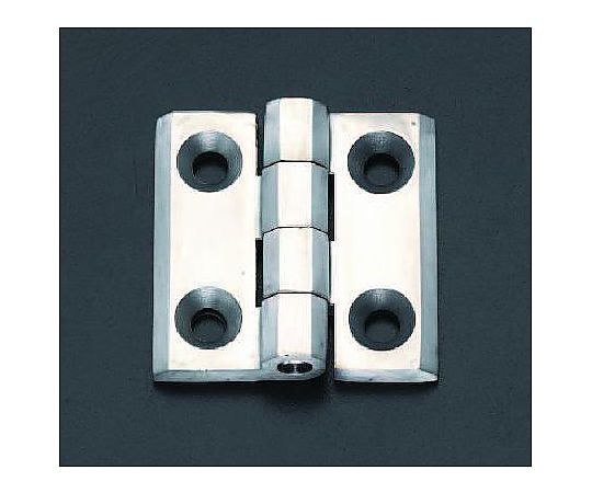 40 x 40 mm フラットヒンジ(ｽﾃﾝﾚｽ製)