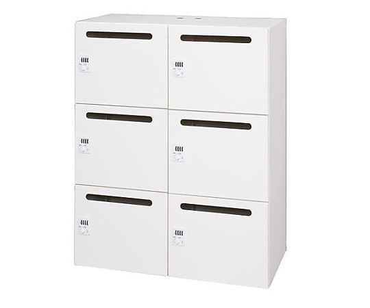 900x450x1140mm2列3段ﾛｯｶｰ(ﾀﾞｲﾔﾙ錠･ﾎﾟｹｯﾄ付