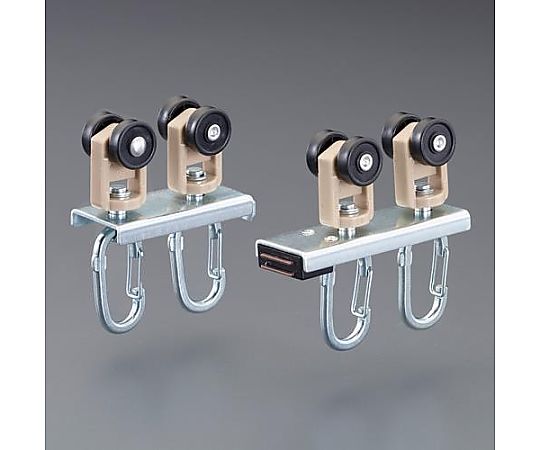 ﾏｸﾞﾈｯﾄﾗﾝﾅｰ･ﾌｯｸ付(40mmﾚｰﾙ/両開用)