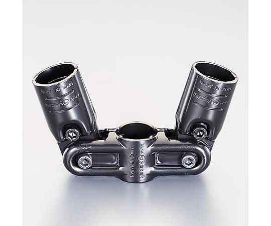 [ﾊﾟｲﾌﾟﾗｯｸ用] 4方向ﾌﾘｰﾒﾀﾙｼﾞｮｲﾝﾄ(ﾌﾞﾗｯｸ)