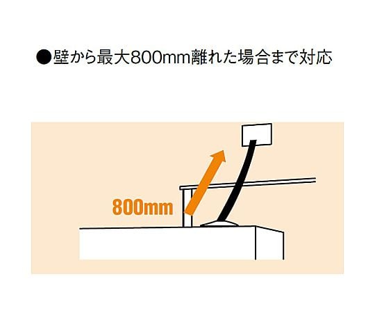 90x70mm 転倒防止粘着プレート(2枚)