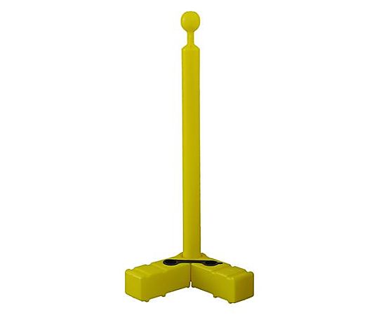 242x369x815mm ﾁｪｰﾝｽﾀﾝﾄﾞ(L型ﾍﾞｰｽ/黄)