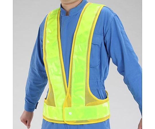 安全ベスト(ﾋﾞｯｸﾞｻｲｽﾞ･黄/黄)