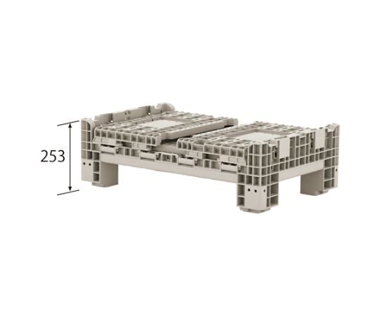 メッシュパレット キャスター付 810×515×595mm/500kg EA985R-10 (64