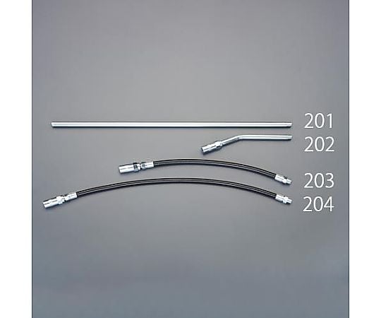 300mm/R1/8" グリースポンプ用ﾌﾚｷｼﾌﾞﾙﾉｽﾞﾙ