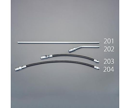 450mm/R1/8" グリースポンプ用ﾌﾚｷｼﾌﾞﾙﾉｽﾞﾙ