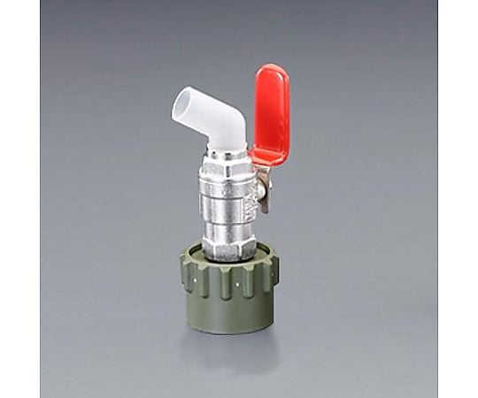 φ40mm ﾍﾟｰﾙ缶・一斗缶用ｺｯｸ(真鍮製/赤)