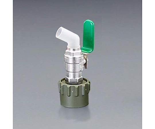 φ40mm ﾍﾟｰﾙ缶・一斗缶用ｺｯｸ(真鍮製/緑)