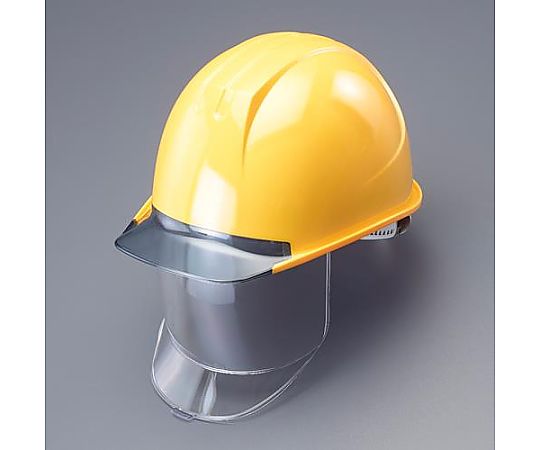 ヘルメット(大型ｼｰﾙﾄﾞﾚﾝｽﾞ付/黄)