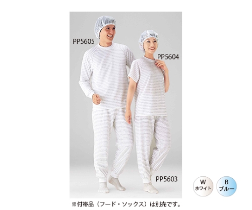 クリーンTシャツ半袖　PP5604　ブルー5L　10枚入