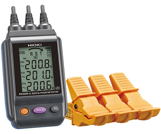 電圧計付検相器