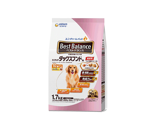ベストバランス　ふっくら仕立て　ミニチュアダックス用　10歳以上用　1.7kg