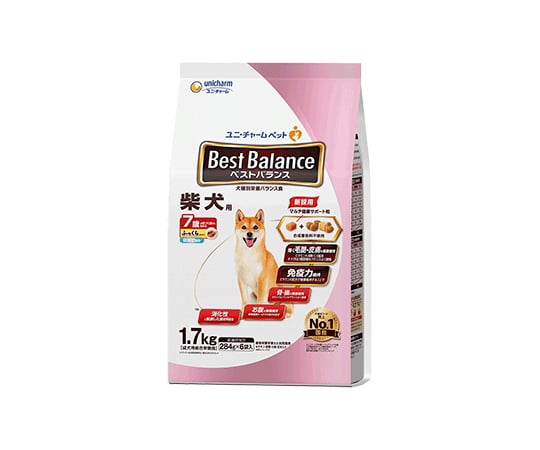 ベストバランス　ふっくら仕立て　柴犬用　7歳が近づく頃から始める低脂肪設計　1.7kg