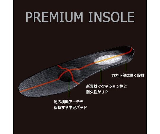 JIS規格　安全靴　プレミアム ハイ・ベルデ　ＰＲＭ２２０　ブラック　２６．５　PRM220-26.5