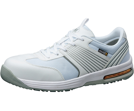 JSAA A種認定 先芯入りスニーカー エアクッション IA-801 静電 ホワイト 24.5ｃｍ