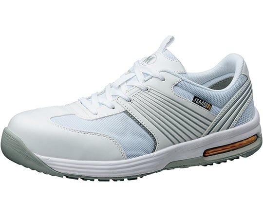 JSAA A種認定 先芯入りスニーカー エアクッション IA-801 静電 ホワイト 28.0ｃｍ