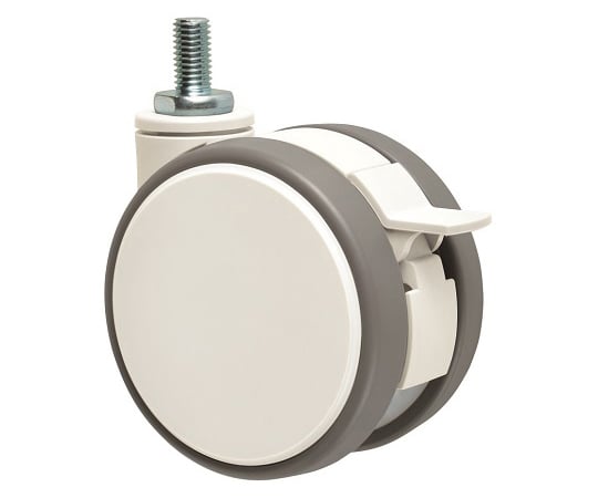 静音　双輪キャスター　φ100　自在S付　ネジ式