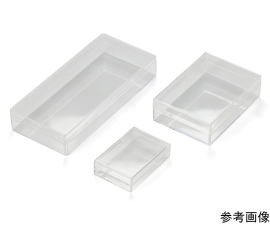 64-8090-96 透明プラスチックケース PB3-2-3