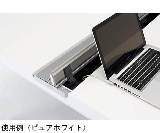 デスク　ラフィーノ　両面タイプ　連結型（ブラック脚タイプ）　ウォールナット/ブラック　LAF-1214R-WNK