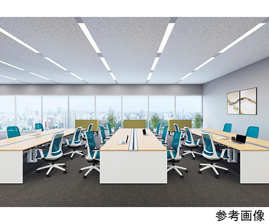 フリーアドレスデスクシステム〈パルフィーノ〉　両面タイプ　連結型（ホワイト脚タイプ）　ウォールナット/ホワイト　PAR-1612R-WNW