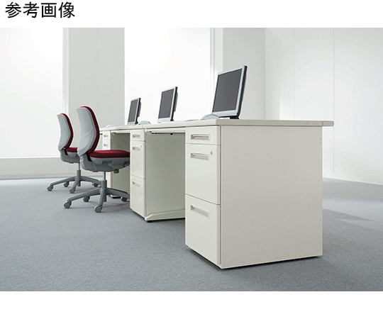 ビジネスデスク　LDVシリーズ　木目/ホワイト　LDV-M107FS-MW