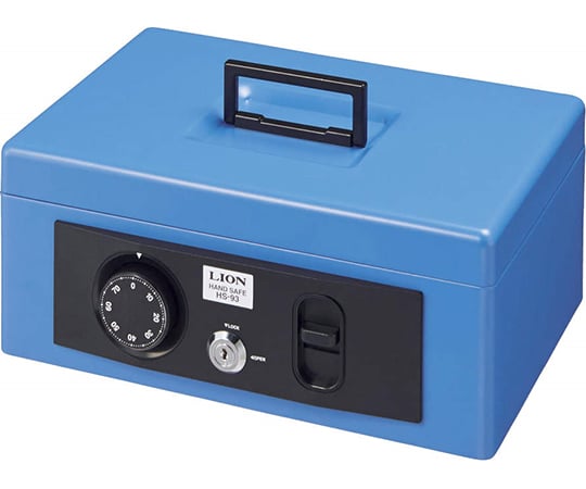 手提金庫　ブルー