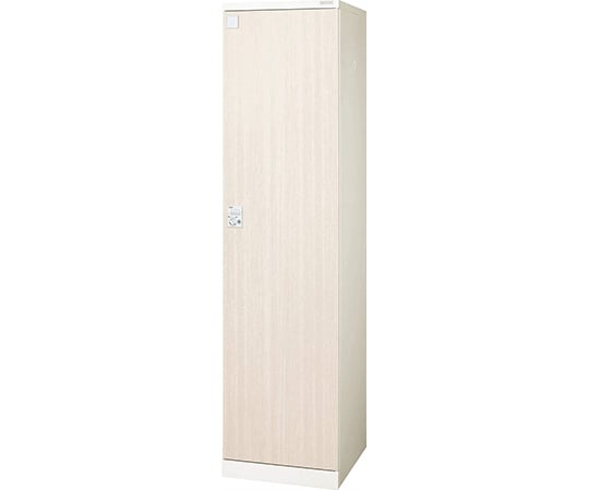 木目シート（エルム柾）　扉幅450mm　本体幅450mm　1段　1人用　内筒交換錠（Kタイプ）　ロカーナ