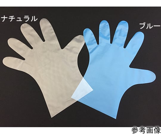ハンドスキニー手袋　ブルー　M　6000枚入　TO-600B