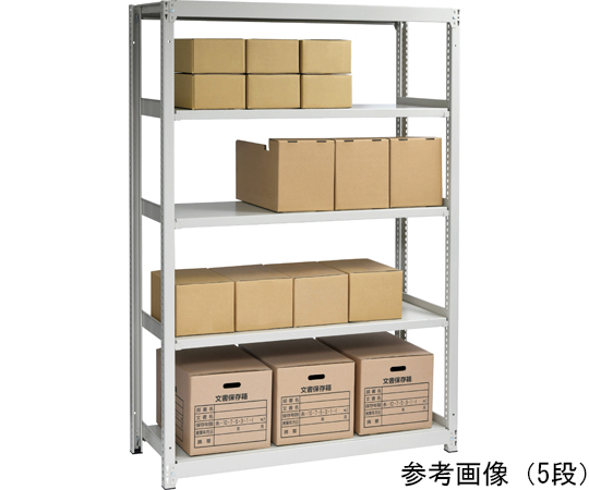 64-8229-90 中量物品棚セット 中量物品棚（LLK型）200kgタイプ LLK7525