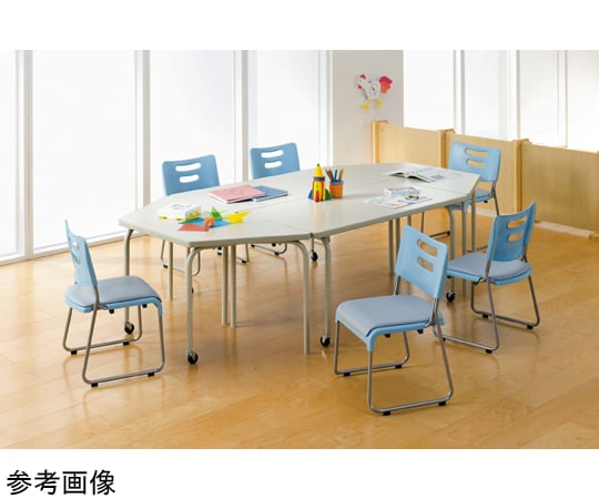 テーブル ライトグレー S-N7Cシリーズ ライオン事務器 【AXEL】 アズワン