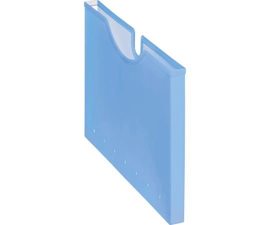 ホルダーボックス　透明　ブルー