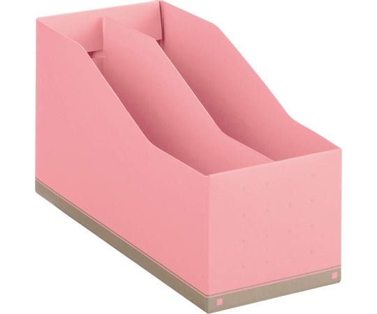 ボックスファイル　ピンク