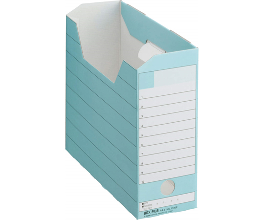 ボックスファイル　青　3冊P