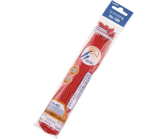 つづりひも 赤 1パック（20本入）