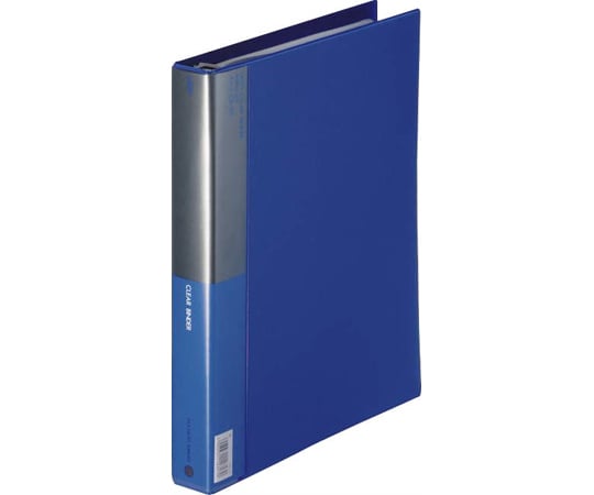 クリアーバインダー　青