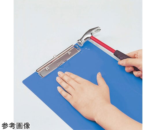 PETカラー用箋挟　ブルー