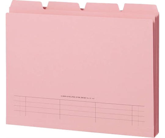 山付ファイル　カットフォルダー　ピンク