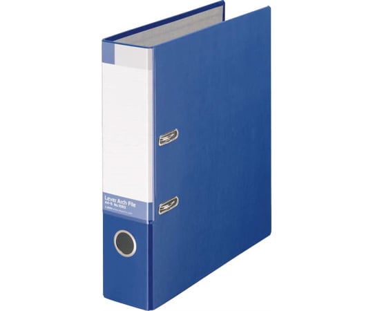 レバーアーチファイル　青