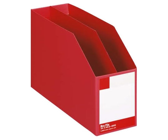 ボックスファイル　赤