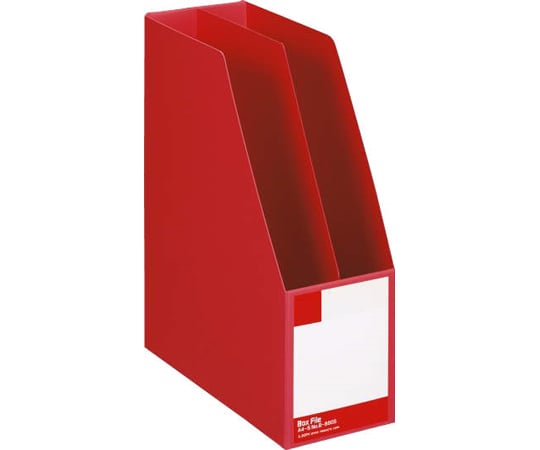 ボックスファイル　赤