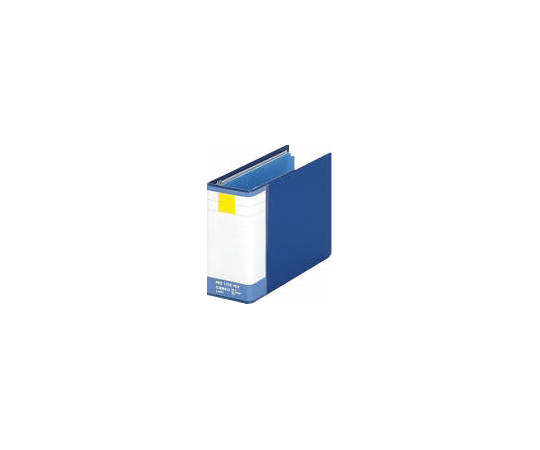 パイプ式ファイル両開き〈環境〉 ブルー No.758RK