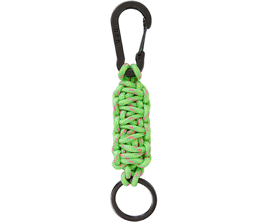 アウトドア用　コブラステッチキーリング　グリーン