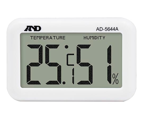 コンパクト温湿度計　文字サイズ大（文字高17mm）　AD-5644A